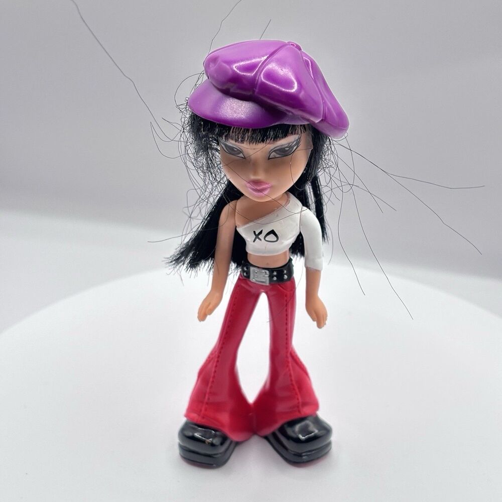 BLACK HAIRED BRATZ 5” T DOLL MCDONALDS HAPPY MEAL PLASTIC TOY 2003